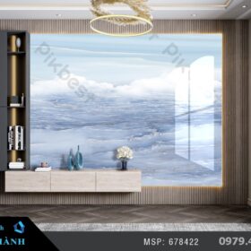 Mẫu tranh PVC tráng gương hiện đại bắt mắt