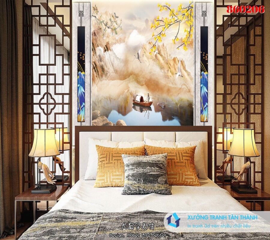 Tranh Tráng Gương Phòng Ngủ Tự Nhiên 136 Tranh Tráng Gương Phòng Ngủ Tự Nhiên 136