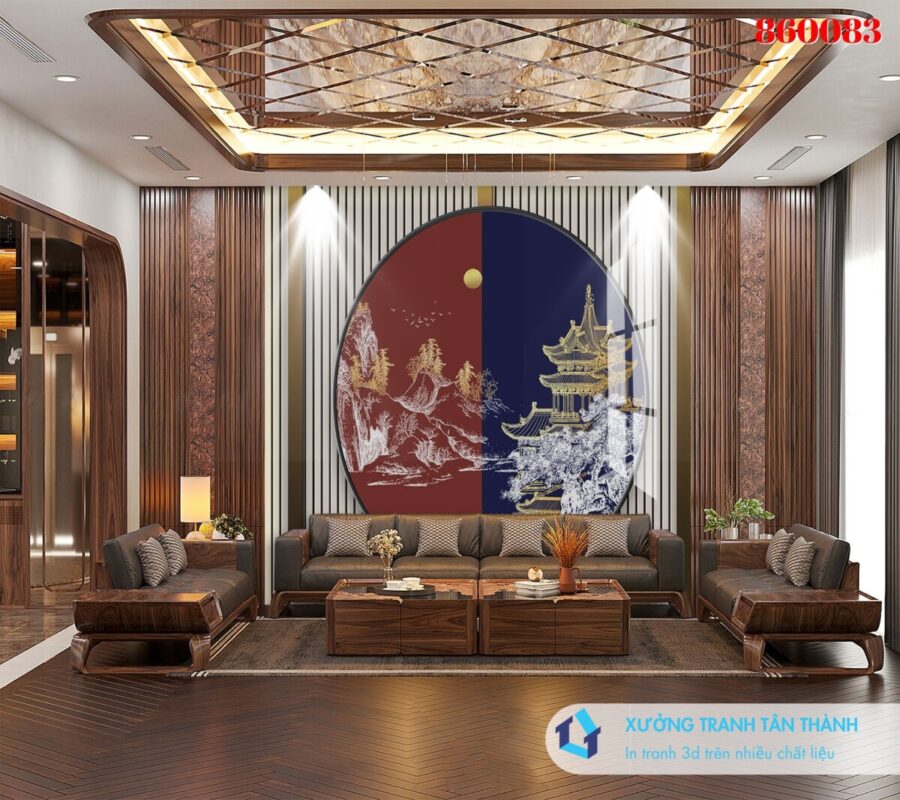 Tranh Tráng Gương Phòng Khách Nổi Bật 546 Tranh Tráng Gương Phòng Khách Nổi Bật 546
