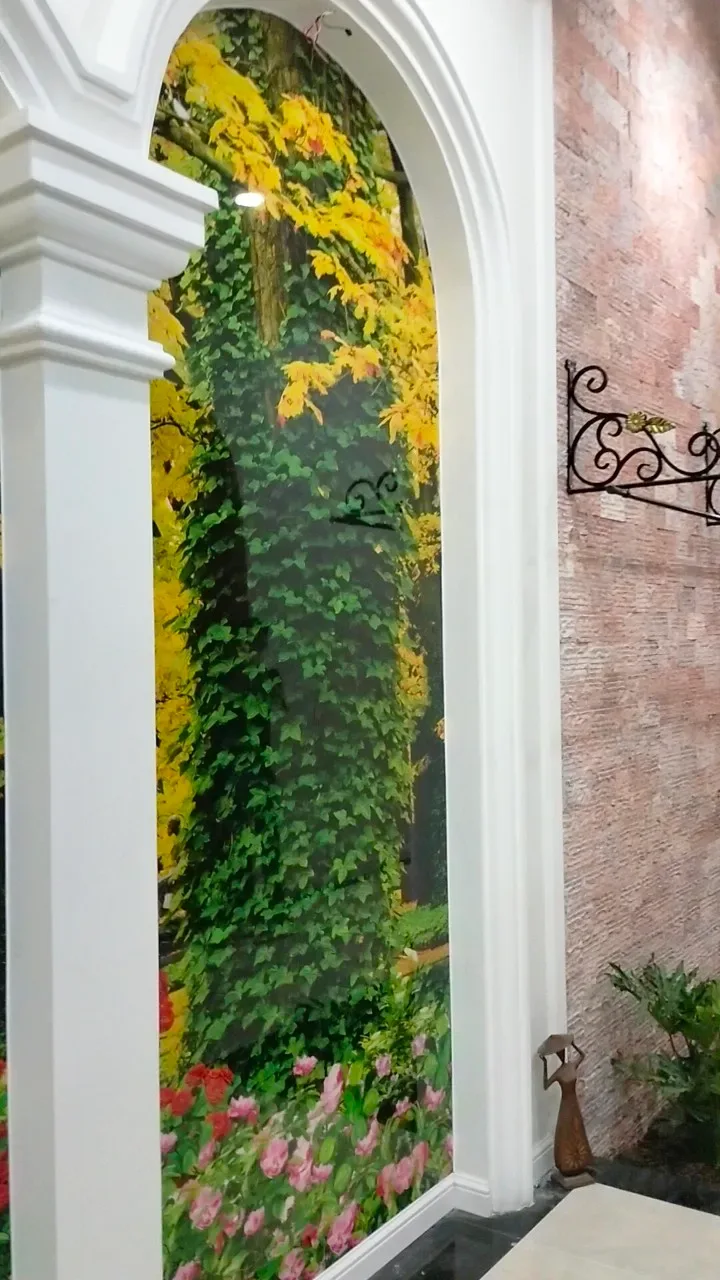 Công trình thi công tranh PVC vân đá tráng gương thực tế tại Đông Nam Bộ — Xưởng Tân Thành mẫu 35 Công trình thi công tranh PVC vân đá tráng gương thực tế tại Đông Nam Bộ — Xưởng Tân Thành mẫu 35