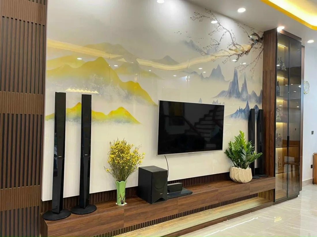 In ảnh tráng gương TPHCM - tranh phong cảnh sơn thủy tráng gương ốp tường phòng khách In ảnh tráng gương TPHCM - tranh phong cảnh sơn thủy tráng gương ốp tường phòng khách