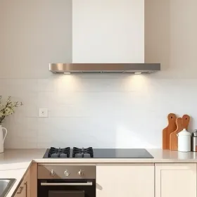 Trang trí tường bếp đẹp sạch với mảng ốp sau bếp hiện đại