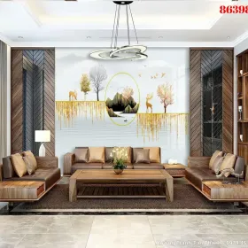 Tranh Tráng Gương Hiện Đại mẫu Đẳng Cấp TGHD-012 - Xưởng Tranh Tân Thành