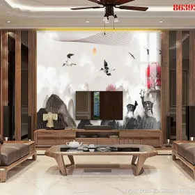 Tranh Tráng Gương Hiện Đại mẫu Tinh Tế TGHD-029 - Xưởng Tranh Tân Thành