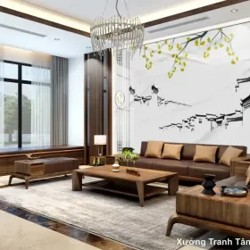 Tranh Tráng Gương Hiện Đại mẫu Ấn Tượng TGHD-046 - Xưởng Tranh Tân Thành