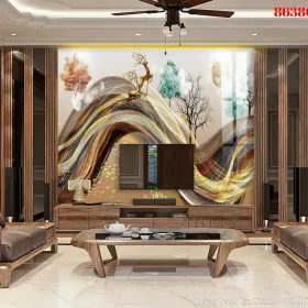 Tranh Tráng Gương Hiện Đại mẫu Đẳng Cấp TGHD-052 - Xưởng Tranh Tân Thành