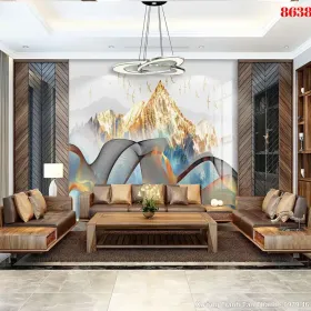 Tranh Tráng Gương Hiện Đại mẫu Sang Trọng TGHD-066 - Xưởng Tranh Tân Thành