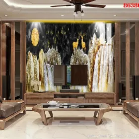 Tranh Tráng Gương Hiện Đại mẫu Tinh Tế TGHD-069 - Xưởng Tranh Tân Thành