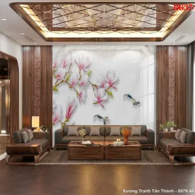 Tranh Tráng Gương Hiện Đại mẫu Ấn Tượng TGHD-078 - Xưởng Tranh Tân Thành