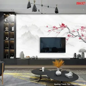 Tranh Tráng Gương Hiện Đại mẫu Cuốn Hút TGHD-080 - Xưởng Tranh Tân Thành