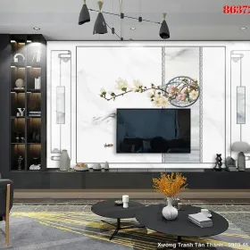 Tranh Tráng Gương Hiện Đại mẫu Cuốn Hút TGHD-088 - Xưởng Tranh Tân Thành