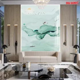Tranh Tráng Gương Hiện Đại mẫu Tinh Tế TGHD-125 - Xưởng Tranh Tân Thành