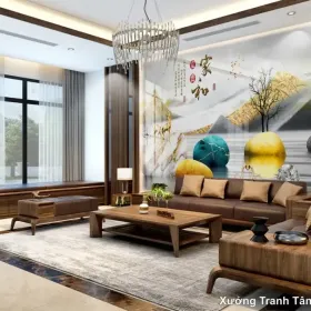 Tranh Tráng Gương Hiện Đại mẫu Bóng Gương TGHD-219 - Xưởng Tranh Tân Thành