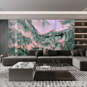 Tranh Vân Đá Xuyên Sáng Sau Sofa mẫu Ánh Sáng LED XSS-027 - Xưởng Tranh Tân Thành