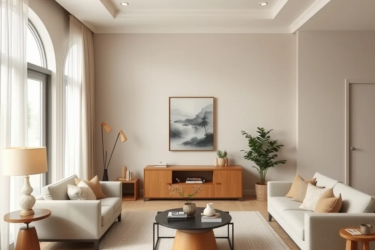 Tông trung tính ấm 2026 Tông màu trung tính ấm beige greige xu hướng 2026